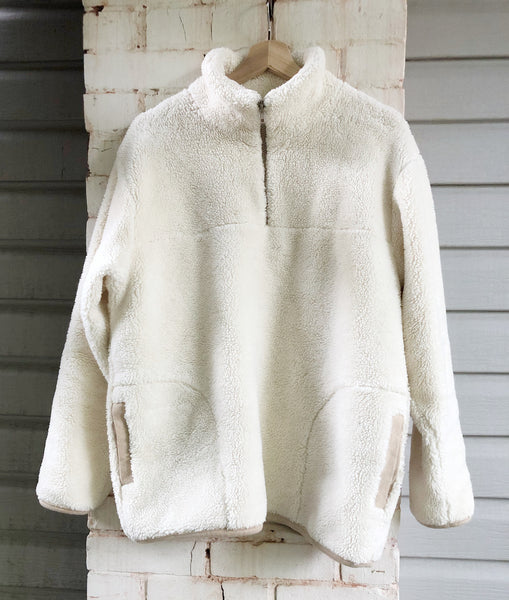 Patagonia quarter store zip sherpa