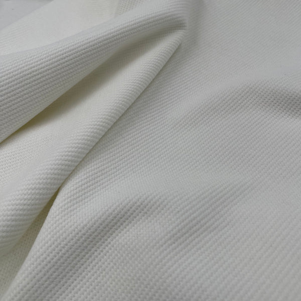 Bamboo Organic Cotton Waffle / Thermal - Natural White 300 gsm (wide) –  Simplifi Fabric