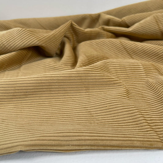 100% Organic Cotton Corduroy - 8 Wale - Coastal Gold - Simplifi Fabric