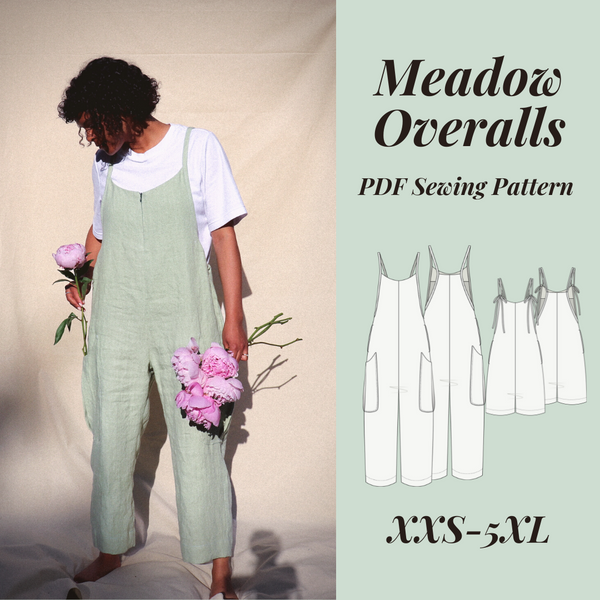 Meadow Overalls PDF Pattern - Lydia Naomi – Simplifi Fabric