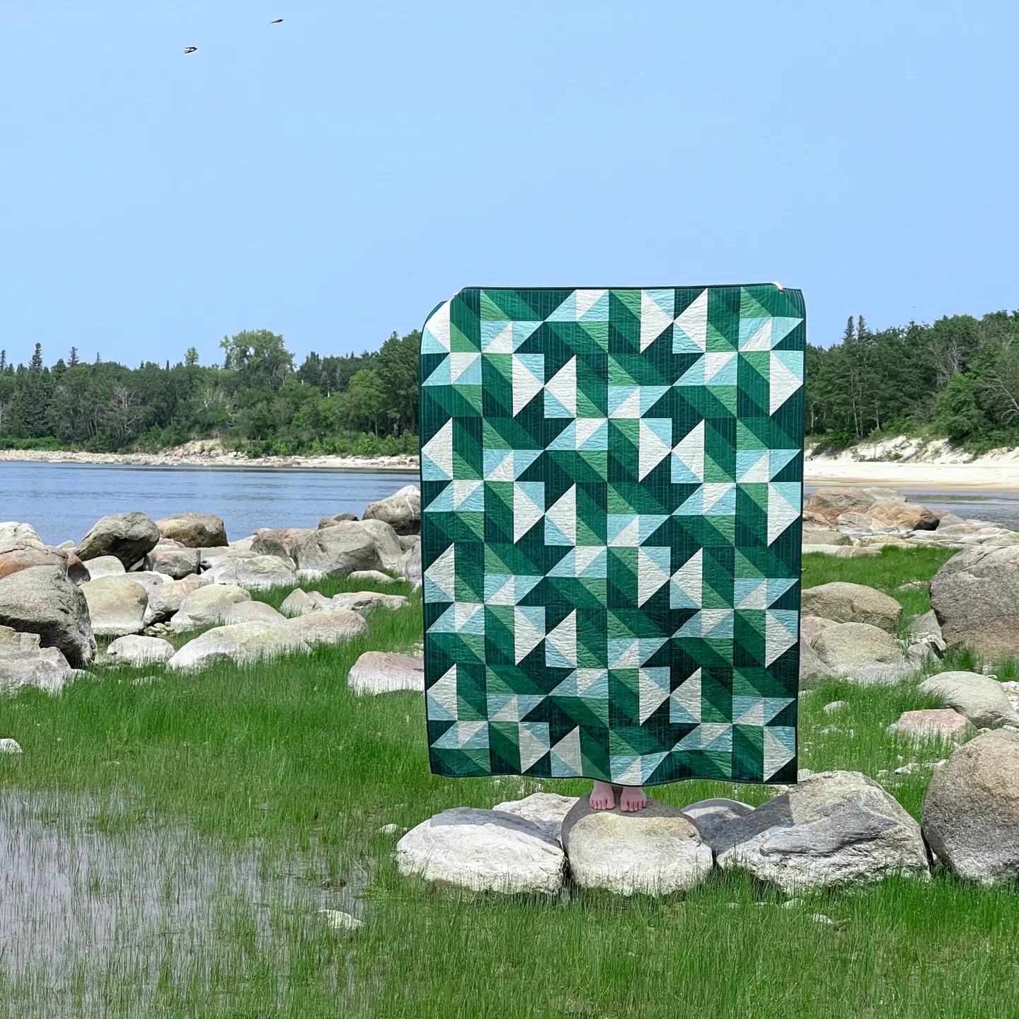 Victoria Beach Paper Pattern - The Blanket Statement Quilt Co.