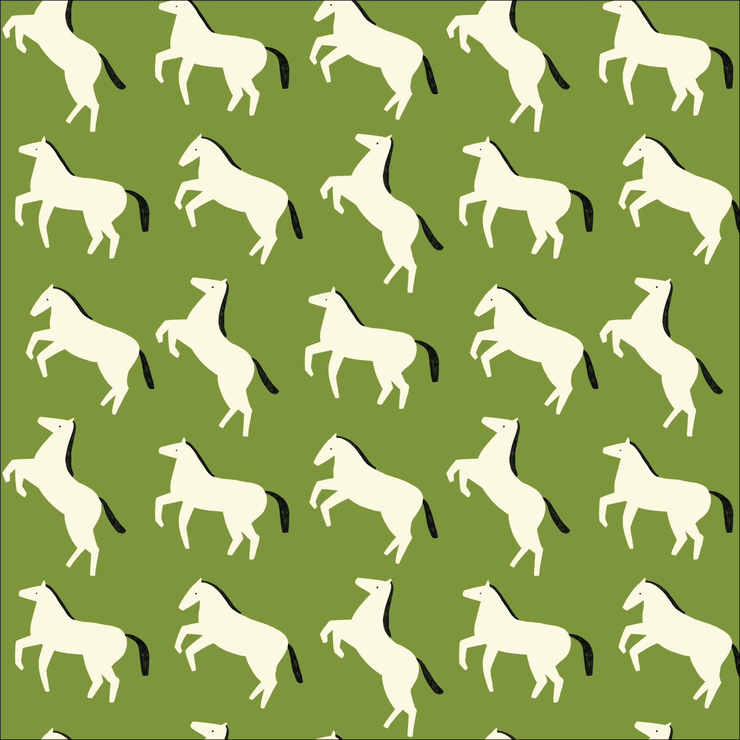 Wild Horses - Through The Window -Di Ujdi - Cloud 9 Fabrics - Poplin