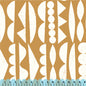 Shape Sorter - Gold - Imprint 108" - Eloise Renouf - Cloud 9 Fabrics - Poplin