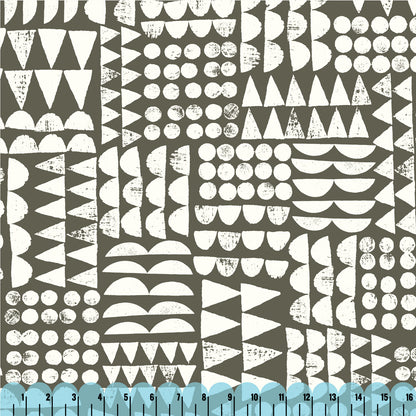 Print Patch - Gray - Imprint by Eloise Renouf - Cloud 9 Fabrics - Canvas