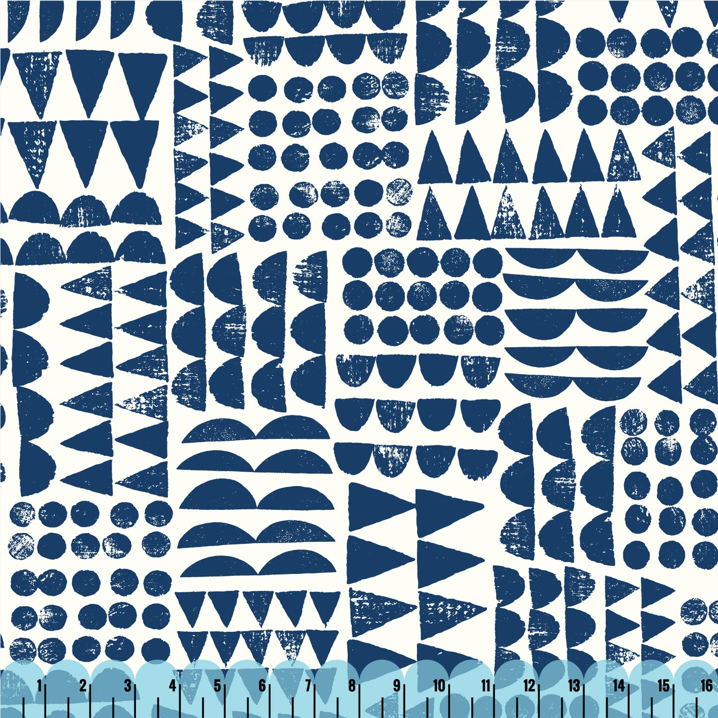 Print Patch - Blue - Imprint by Eloise Renouf - Cloud 9 Fabrics - Canvas