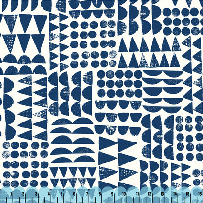 Print Patch - Blue - Imprint by Eloise Renouf - Cloud 9 Fabrics - Canvas