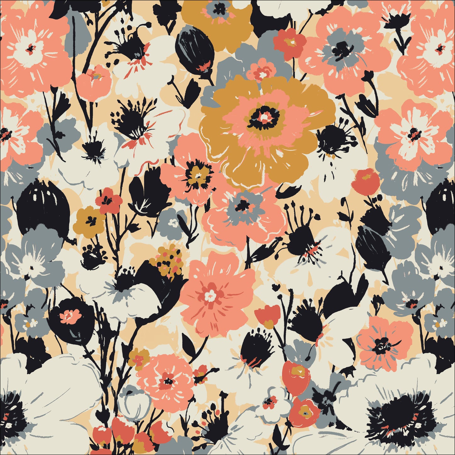 Superbloom - Canyon Blooms - Alison Janssen - Cloud 9 Fabrics - Double Gauze