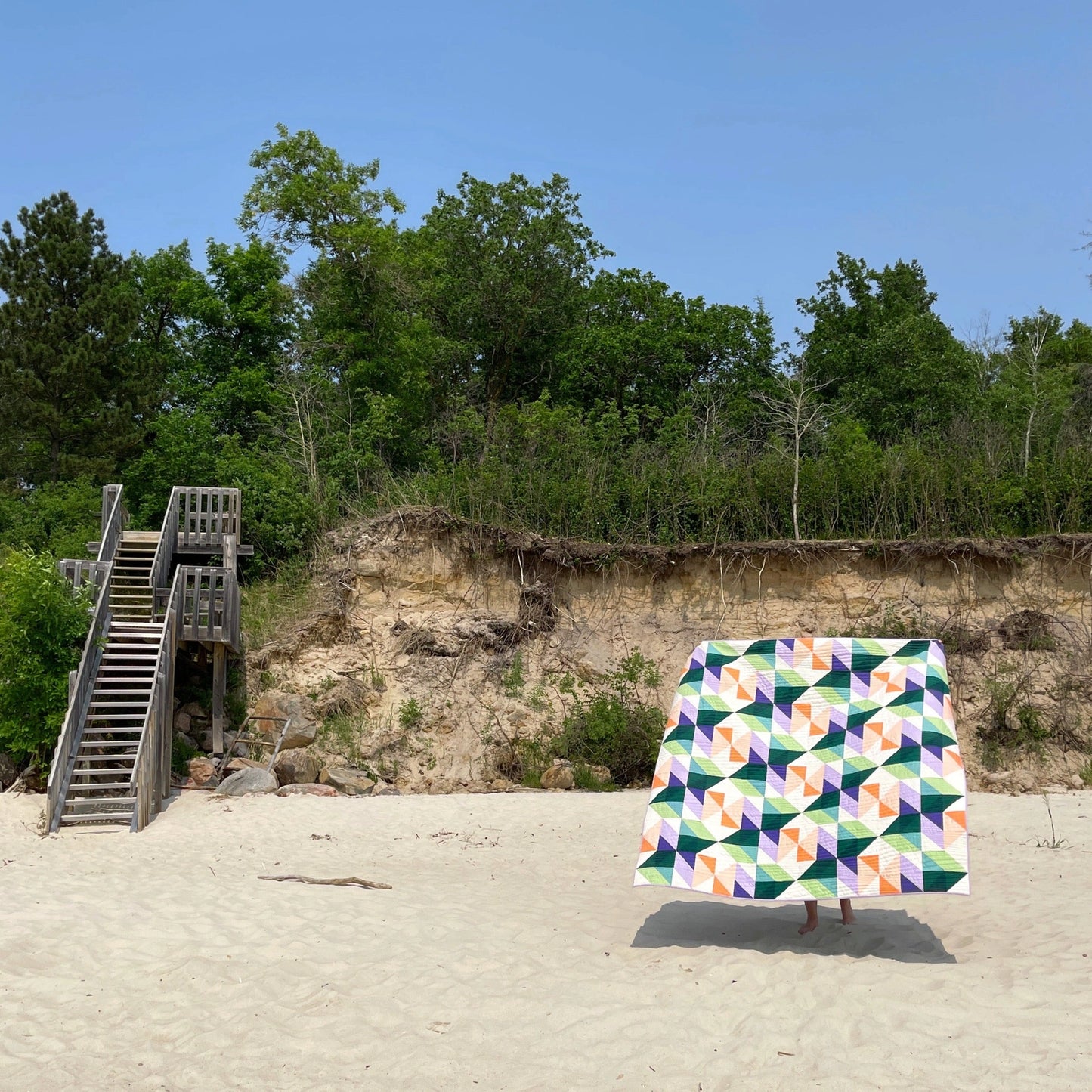 Victoria Beach Paper Pattern - The Blanket Statement Quilt Co.