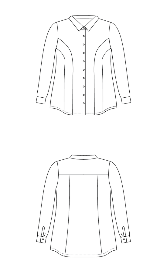 Harrison Shirt Paper Pattern - Cashmerette