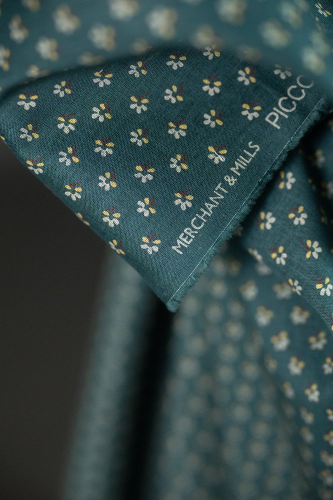 Piccolo - Teal - Japanese Cotton/Linen - Merchant & Mills