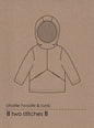 Charlie Hoodie & Tunic - Kids Paper Sewing Pattern - Two Stitches Patterns