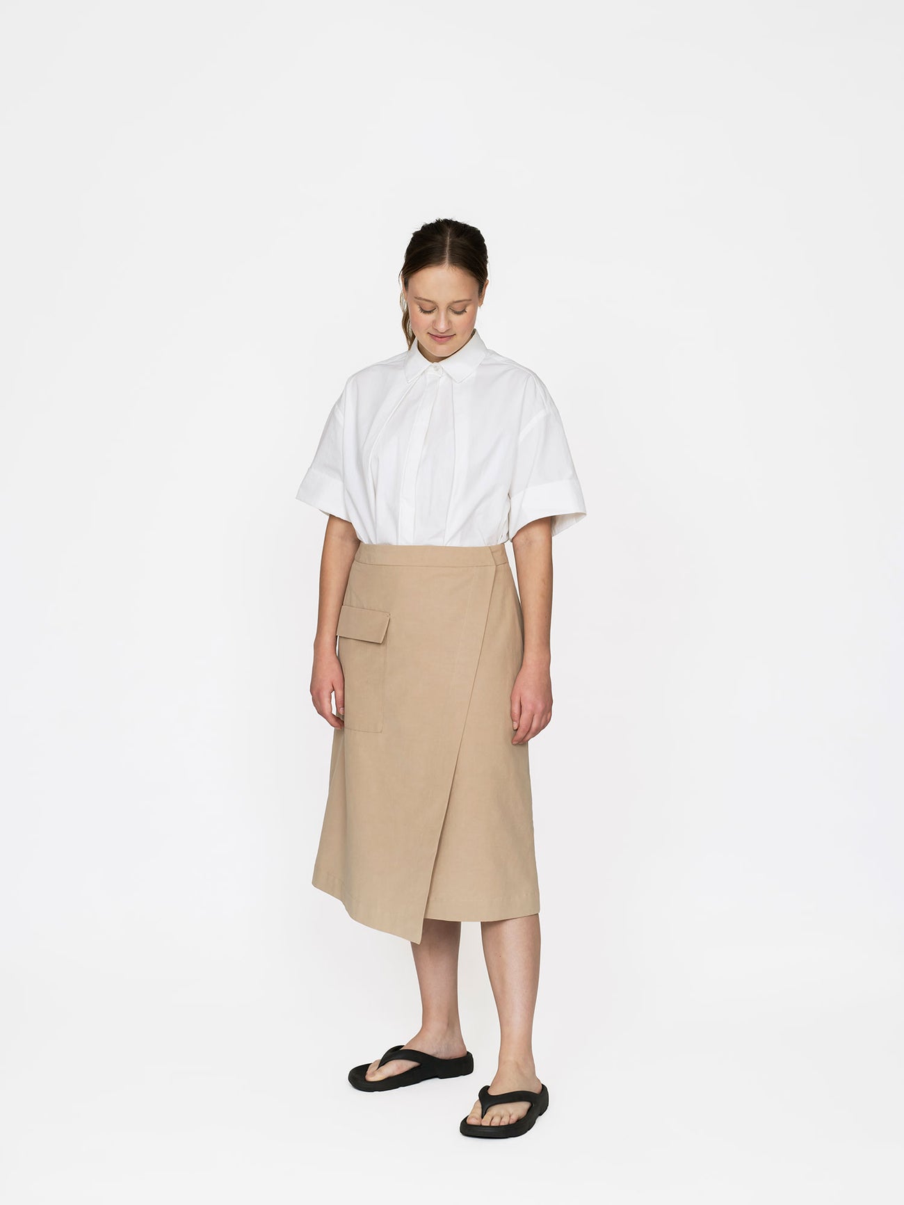 Asymmetrical Midi Skirt Pattern - The Assembly Line