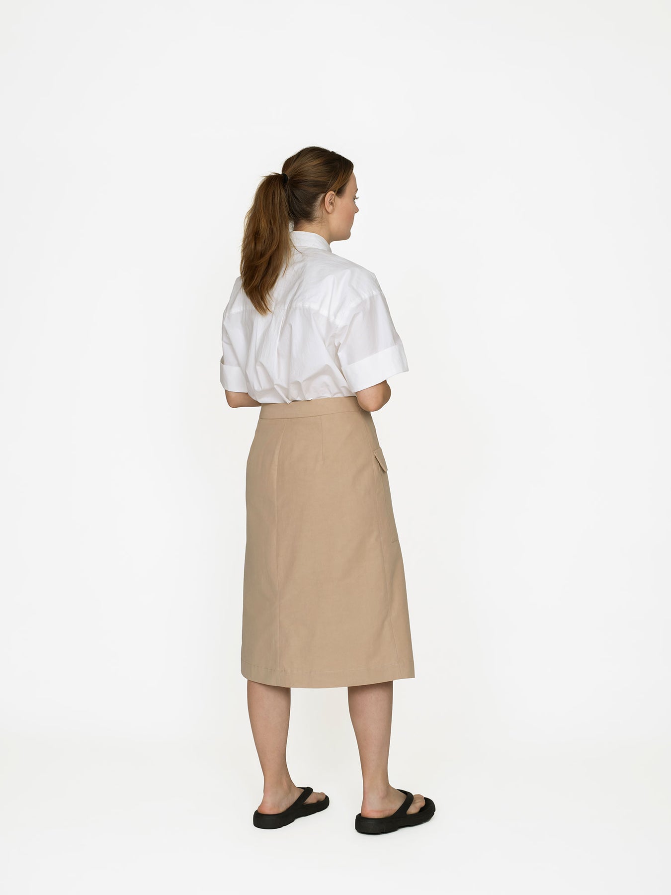 Asymmetrical Midi Skirt Pattern - The Assembly Line