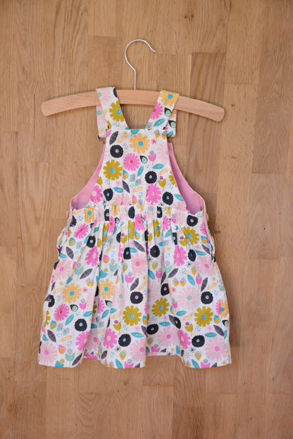 Frankie Dungarees & Dress (6mo-2years) - Kids Paper Sewing Pattern - Two Stitches Patterns