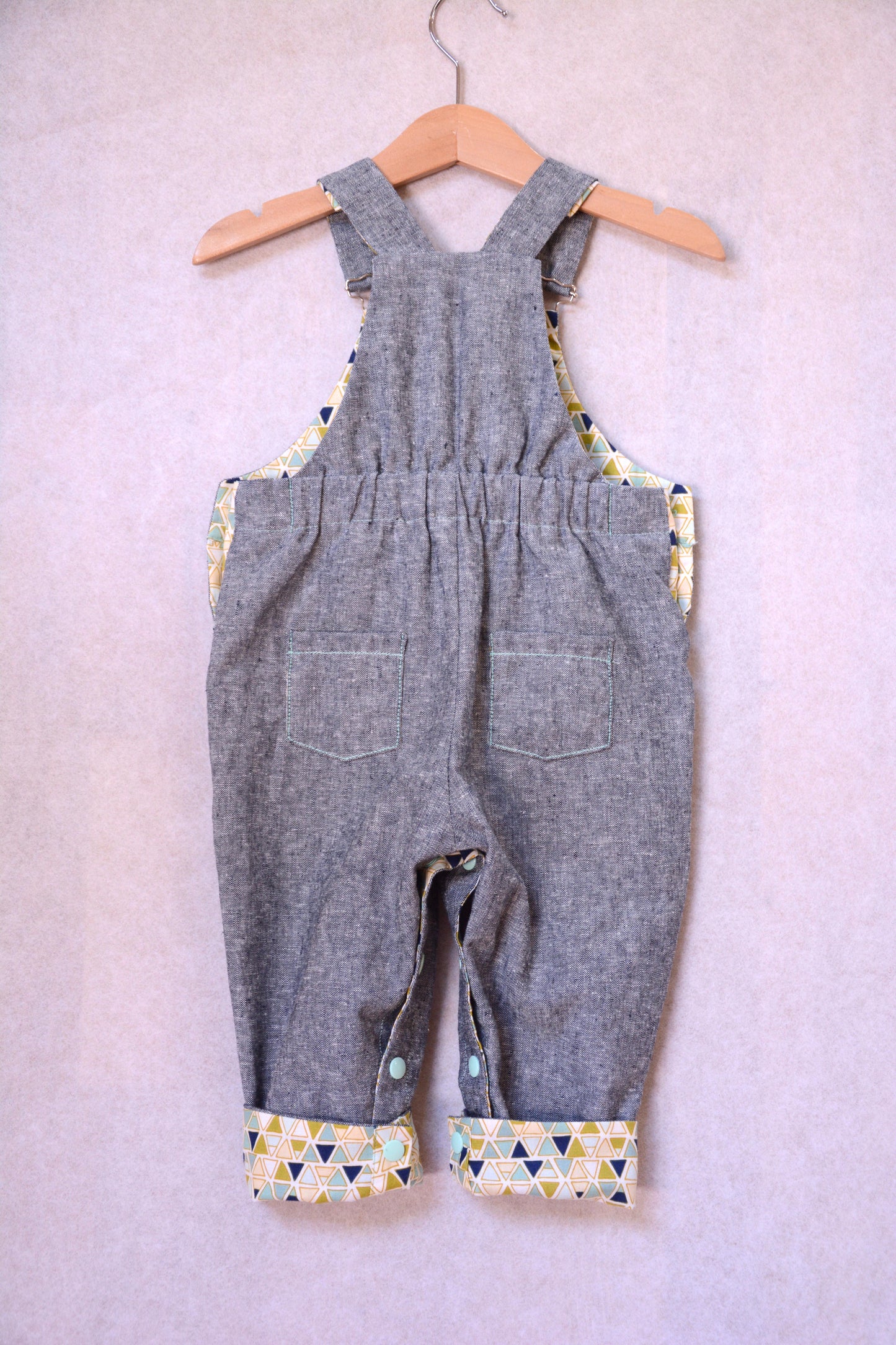 Frankie Dungarees & Dress (6mo-2years) - Kids Paper Sewing Pattern - Two Stitches Patterns