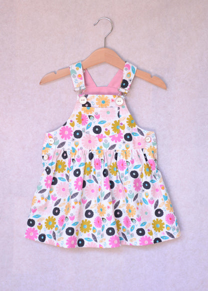 Frankie Dungarees & Dress (6mo-2years) - Kids Paper Sewing Pattern - Two Stitches Patterns