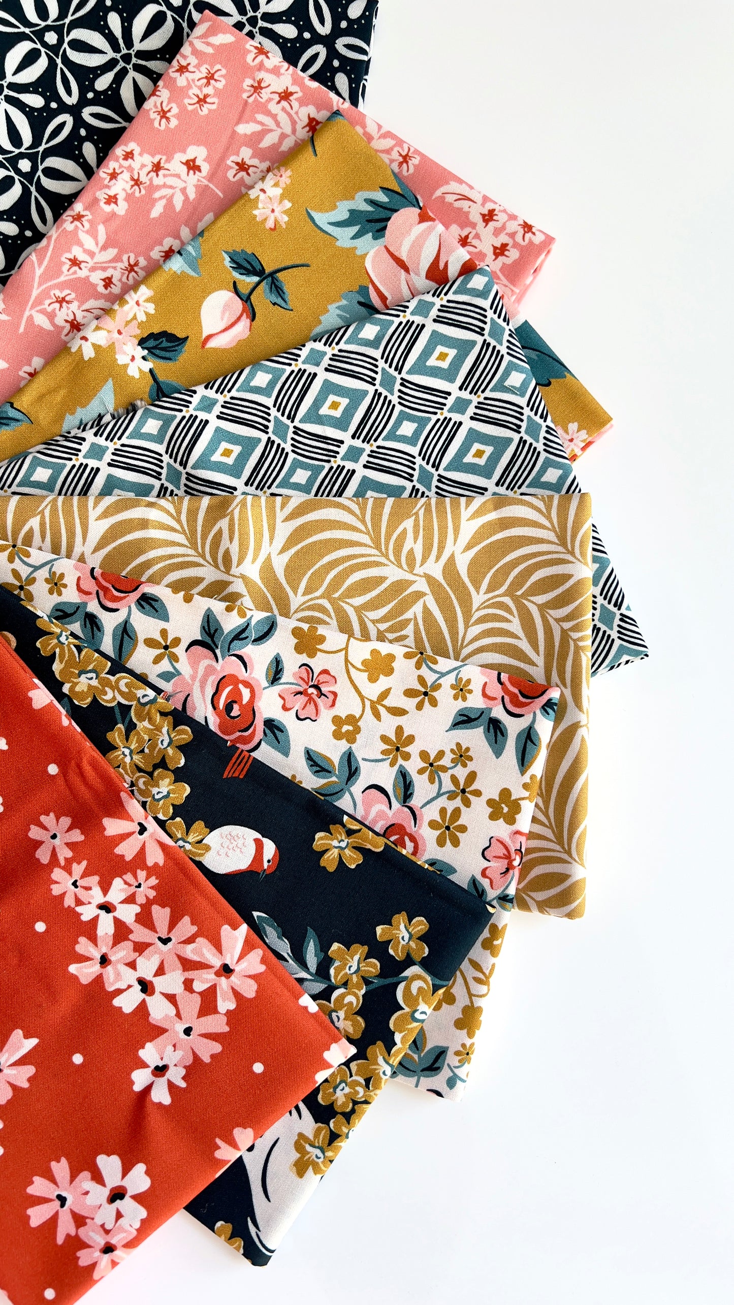 Tarak - Flower Garden - Hang Tight Studio - Cloud 9 Fabrics - Poplin