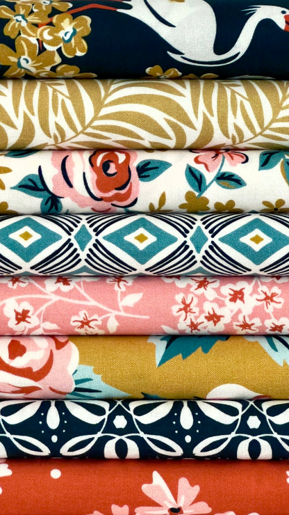 Tarak - Flower Garden - Hang Tight Studio - Cloud 9 Fabrics - Poplin