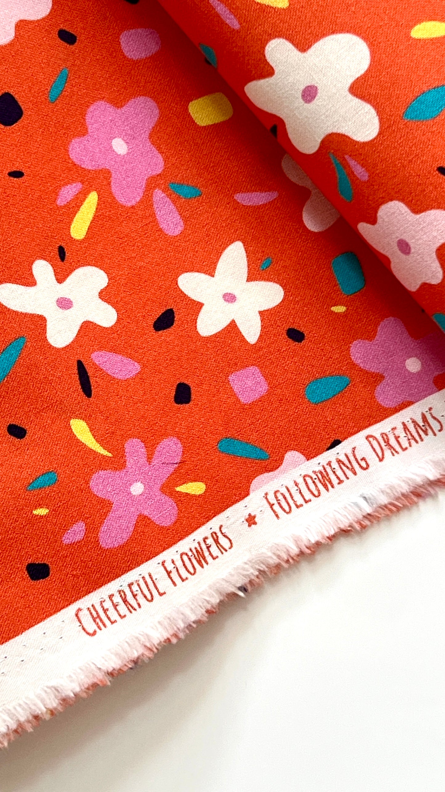 Cheerful Flowers - Following Dreams - Gerdadzy - Cloud 9 Fabrics - Poplin