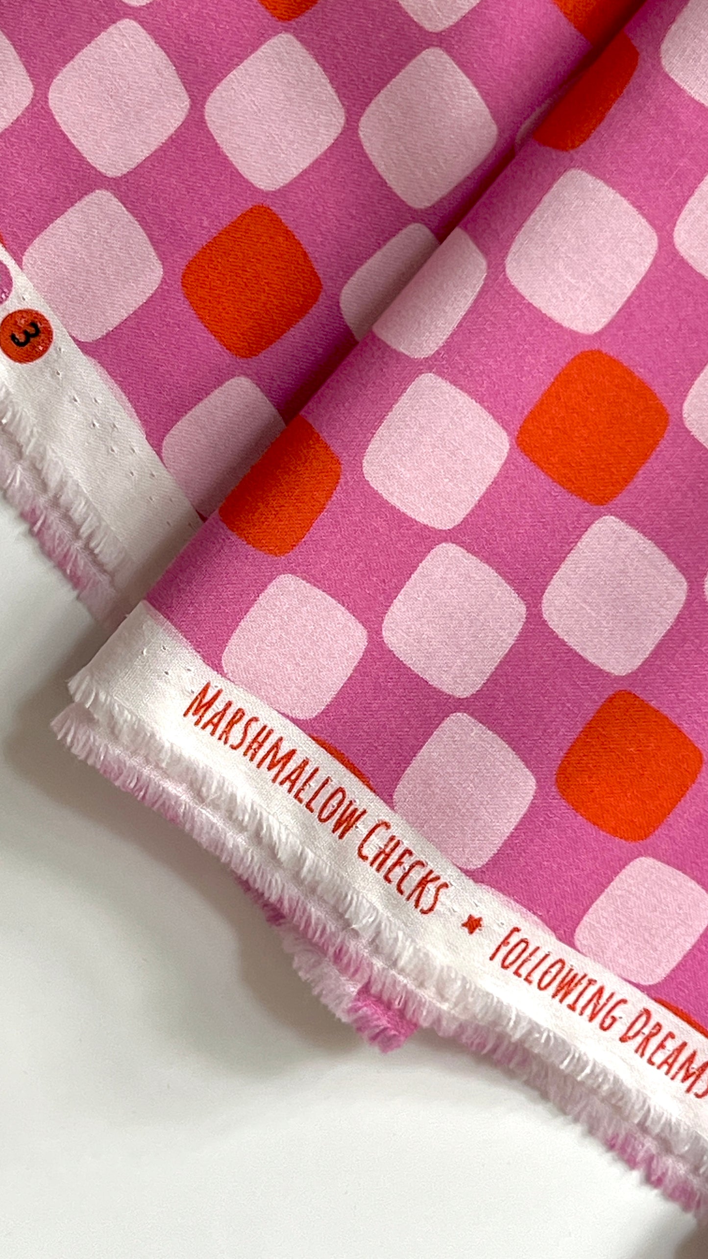 Marshmallow Checks - Following Dreams - Gerdadzy - Cloud 9 Fabrics - Poplin