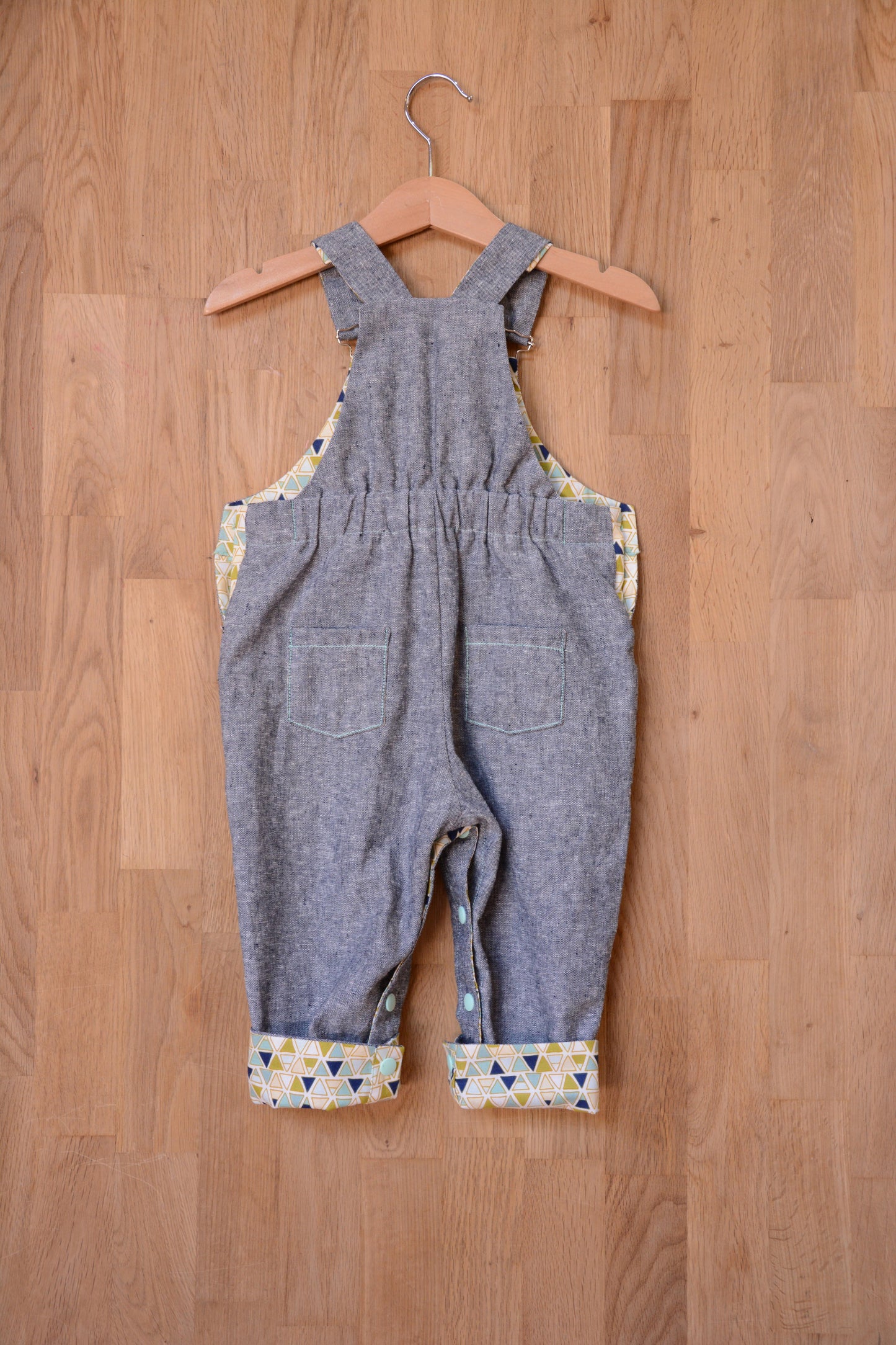 Frankie Dungarees & Dress (6mo-2years) - Kids Paper Sewing Pattern - Two Stitches Patterns