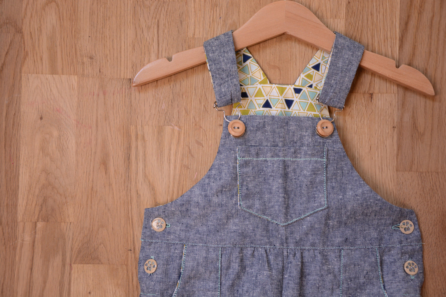 Frankie Dungarees & Dress (6mo-2years) - Kids Paper Sewing Pattern - Two Stitches Patterns