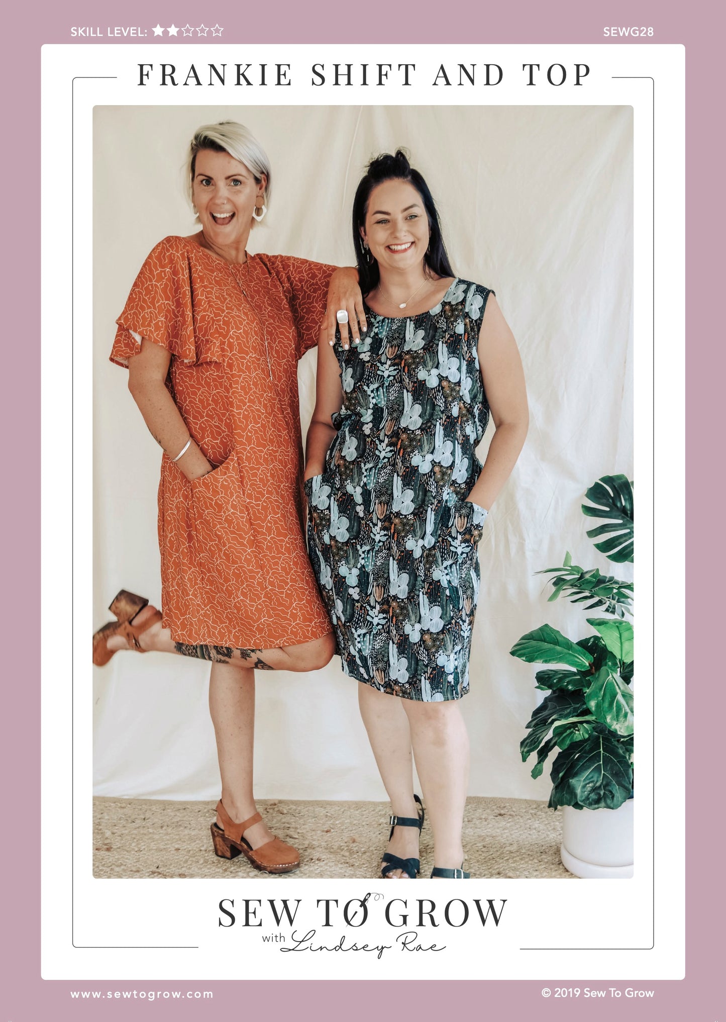 Frankie Shift Dress and Top - Paper Pattern - Sew to Grow