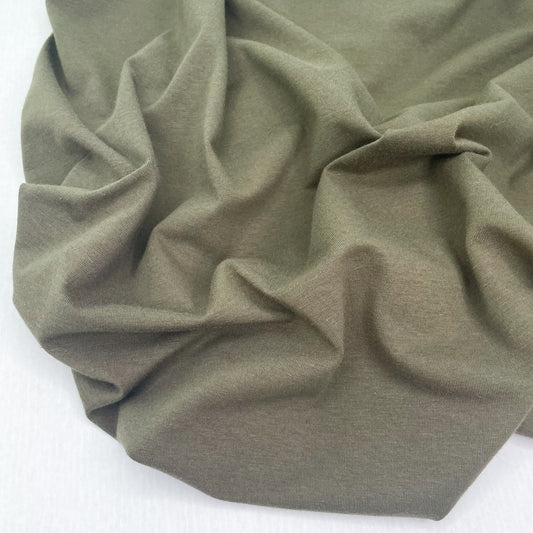 Cotton/TENCEL™ Modal Spandex Jersey - Olive