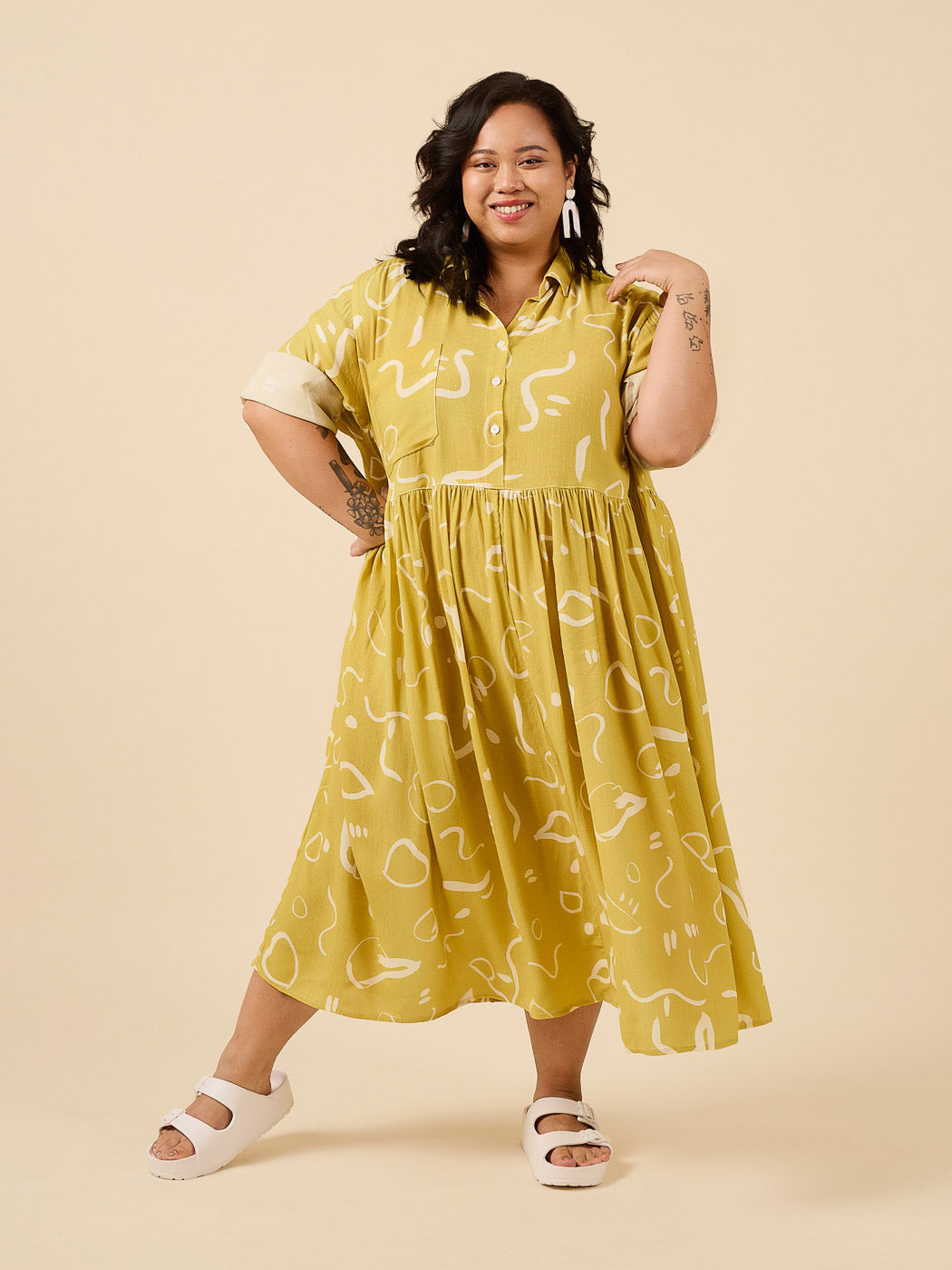 Jenna Shirt + Shirtdress - Closet Core Patterns