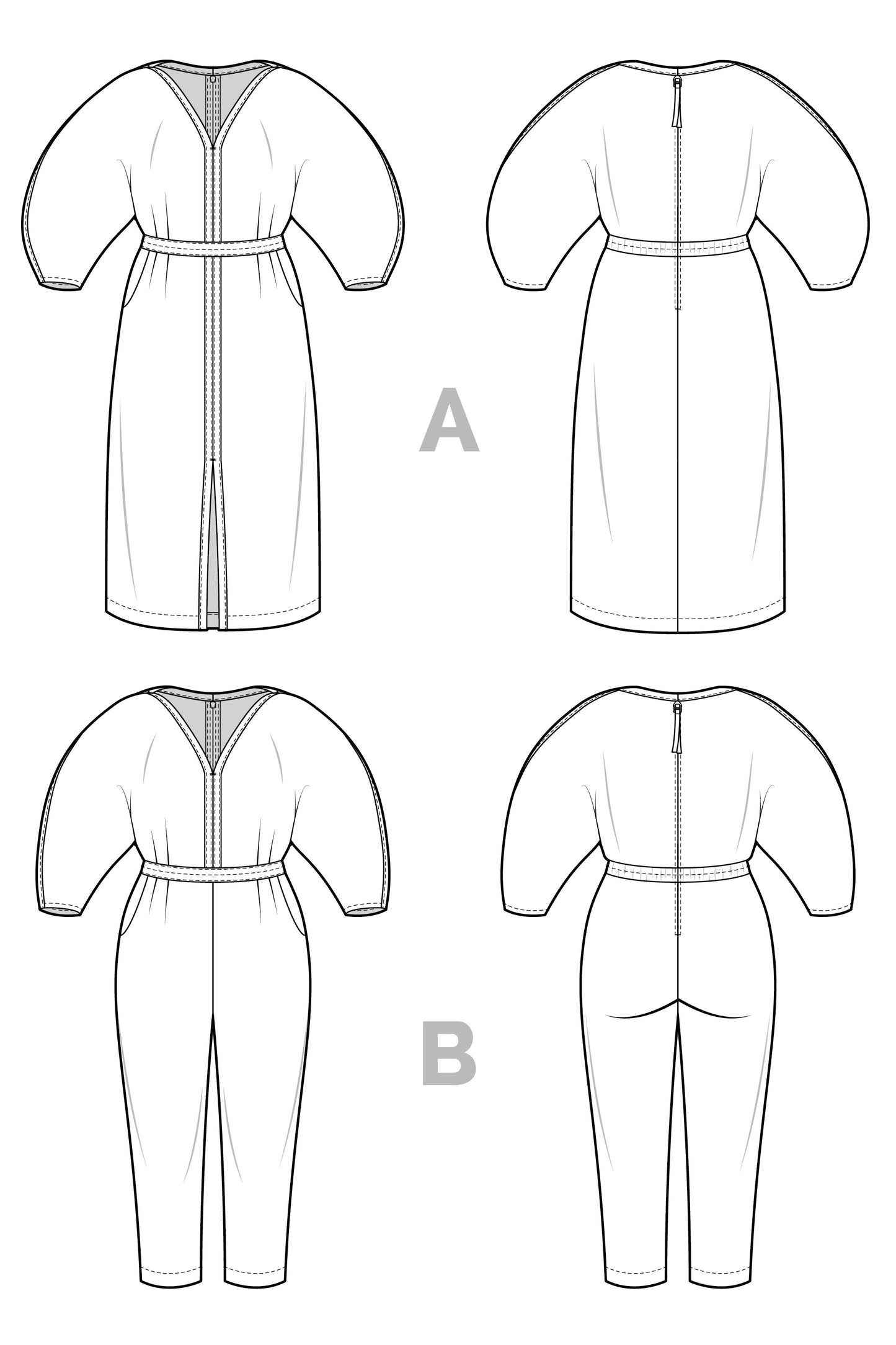 Jo Dress + Jumpsuit - Closet Core Patterns