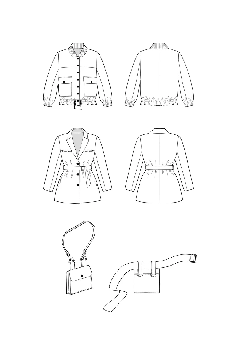 Building The Pattern - Sew Your Own Capsule Wardrobe Book - Named Clothing