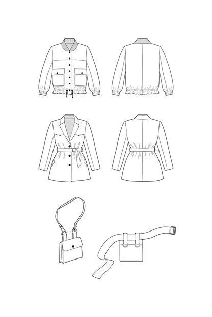 Building The Pattern - Sew Your Own Capsule Wardrobe Book - Named Clothing