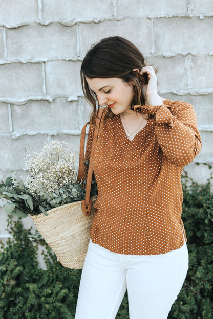 Seoul Blossom Blouse - Paper Pattern - Sew to Grow