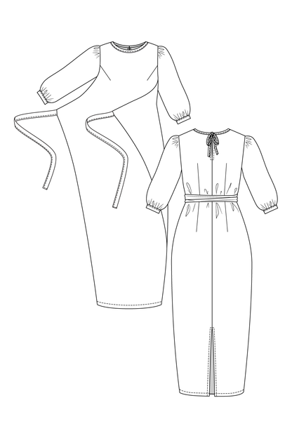 Lilja Dress, Pinafore & Blouse - PDF Pattern - Named Clothing