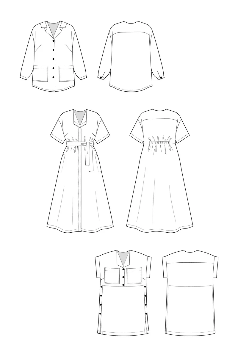 Building The Pattern - Sew Your Own Capsule Wardrobe Book - Named Clothing