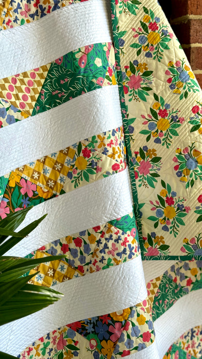 Picnic Flowers - Life Of Plants - Di Ujdi - Cloud 9 Fabrics - Poplin