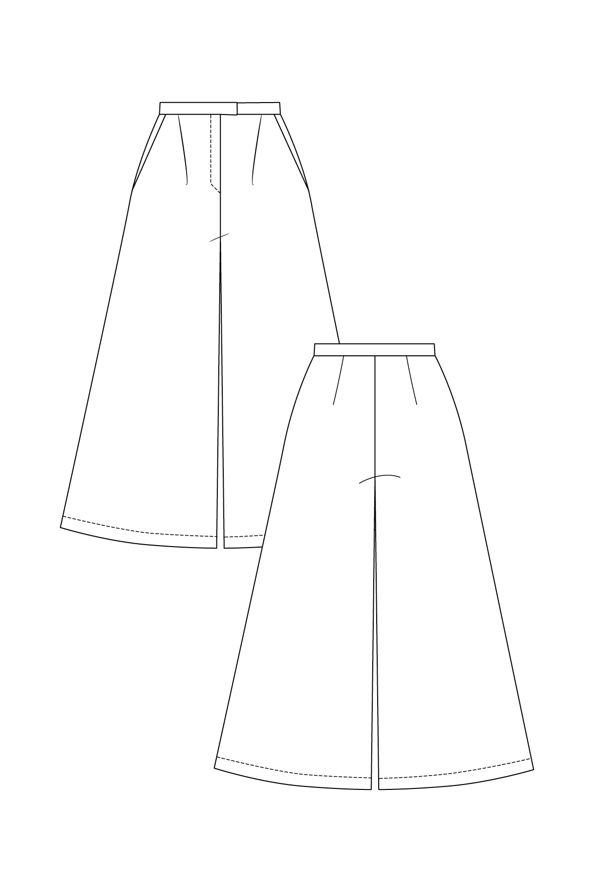 Mimosa Culottes - PDF Pattern - Named Clothing