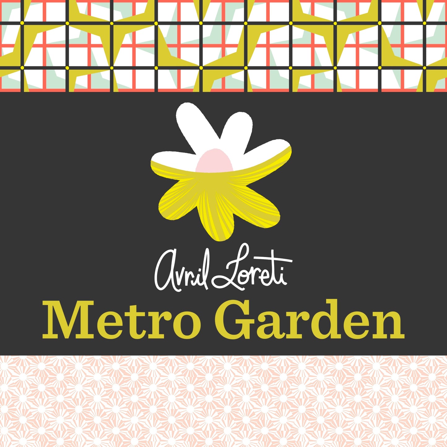 Games Night - Metro Garden by Avril Loreti - Cloud 9 Fabrics - Batiste