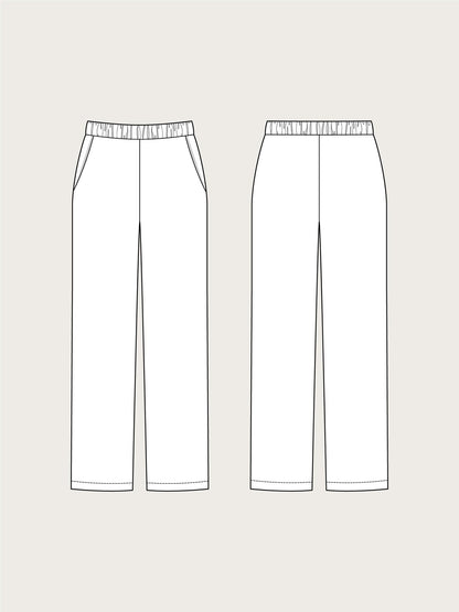 Pull On Trousers (Mens & Womens) Pattern - The Assembly Line