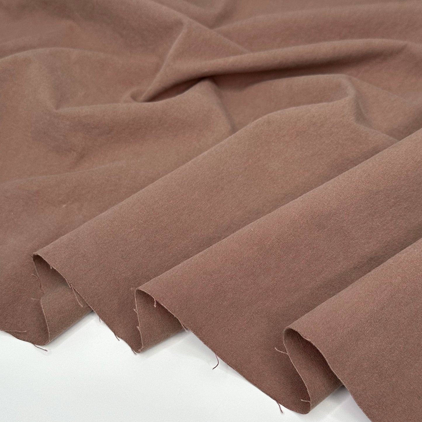 7oz Washed Organic Cotton Canvas - Cocoa