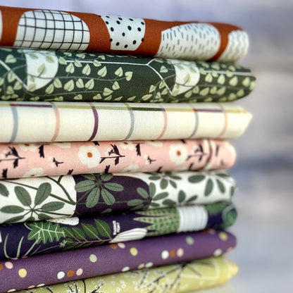 Flower Bed - Planted - Betsy Siber - Cloud 9 Fabrics - Poplin