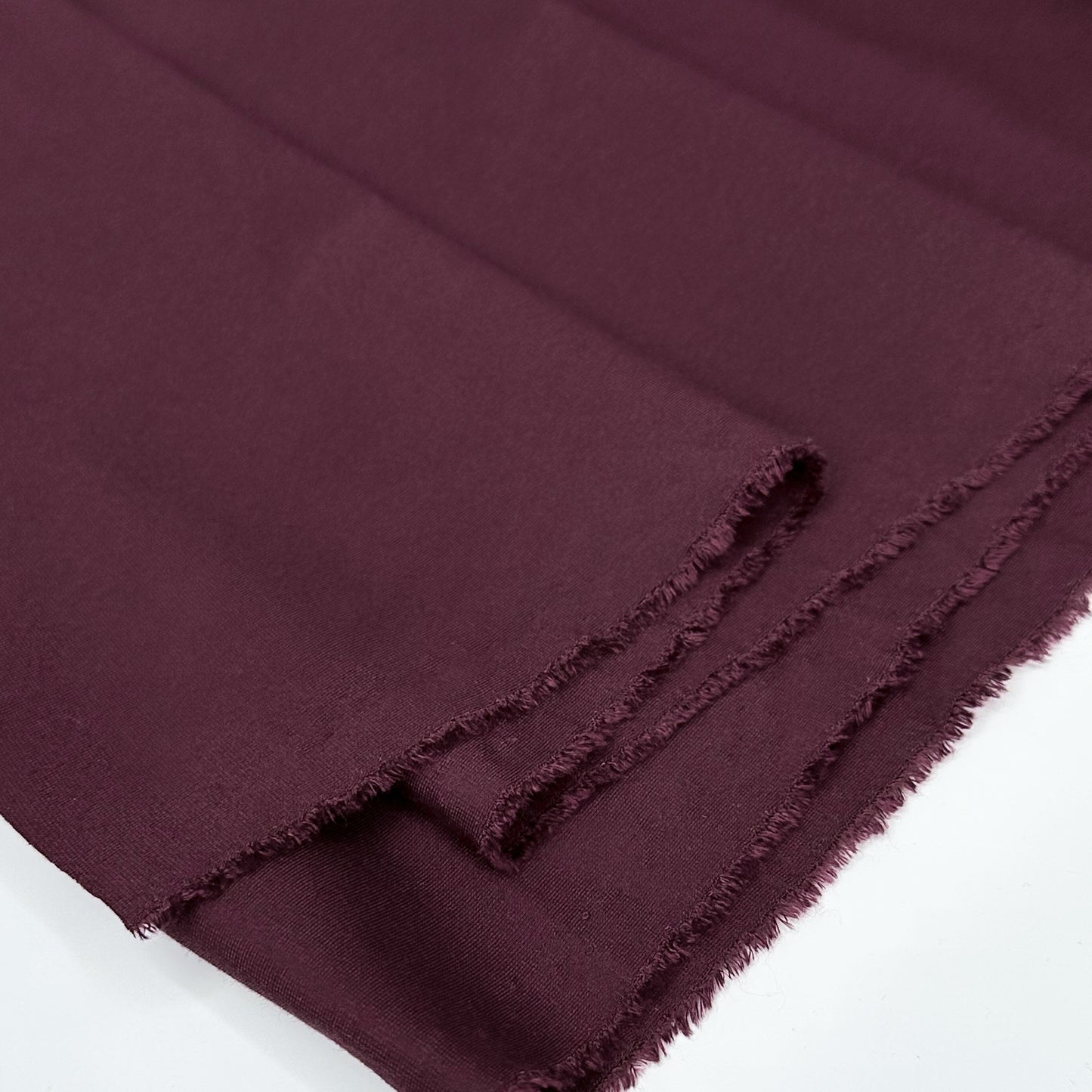 LENZING™ ECOVERO™ Viscose Stretch Ponte De Roma - Wine