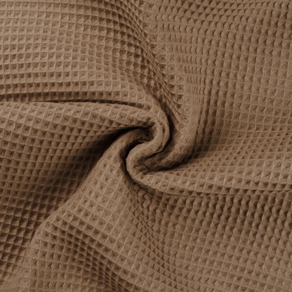 Cotton Waffle Weave - European Import - Dark Taupe