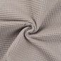 Cotton Waffle Weave - European Import - Silver Grey