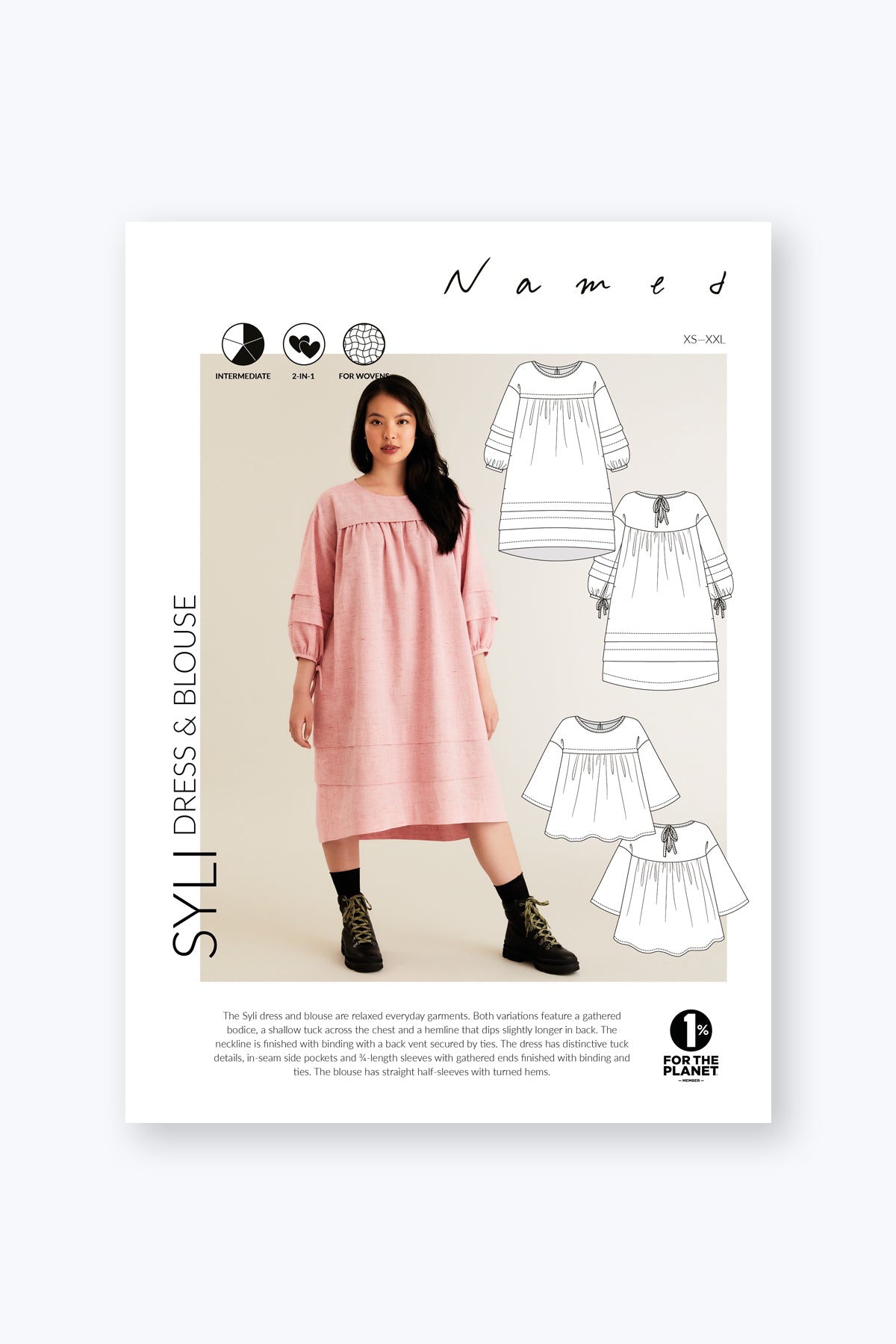 Syli Dress & Blouse - PDF Pattern - Named Clothing