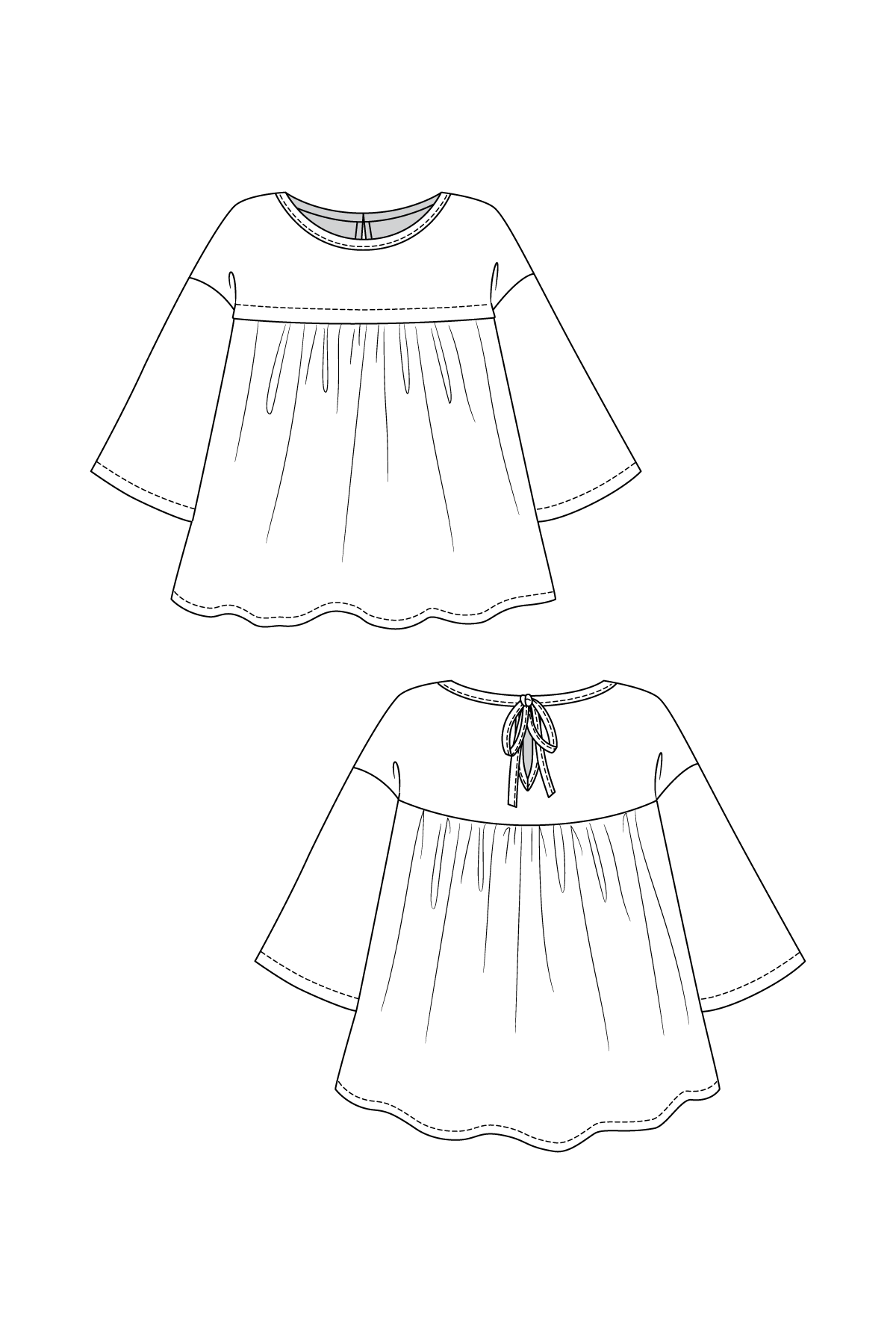 Syli Dress & Blouse - PDF Pattern - Named Clothing