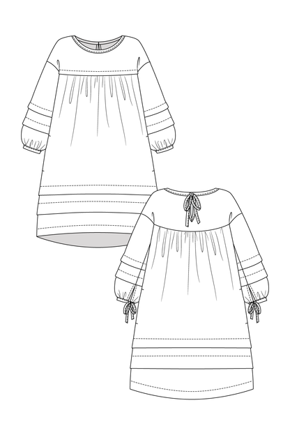 Syli Dress & Blouse - PDF Pattern - Named Clothing