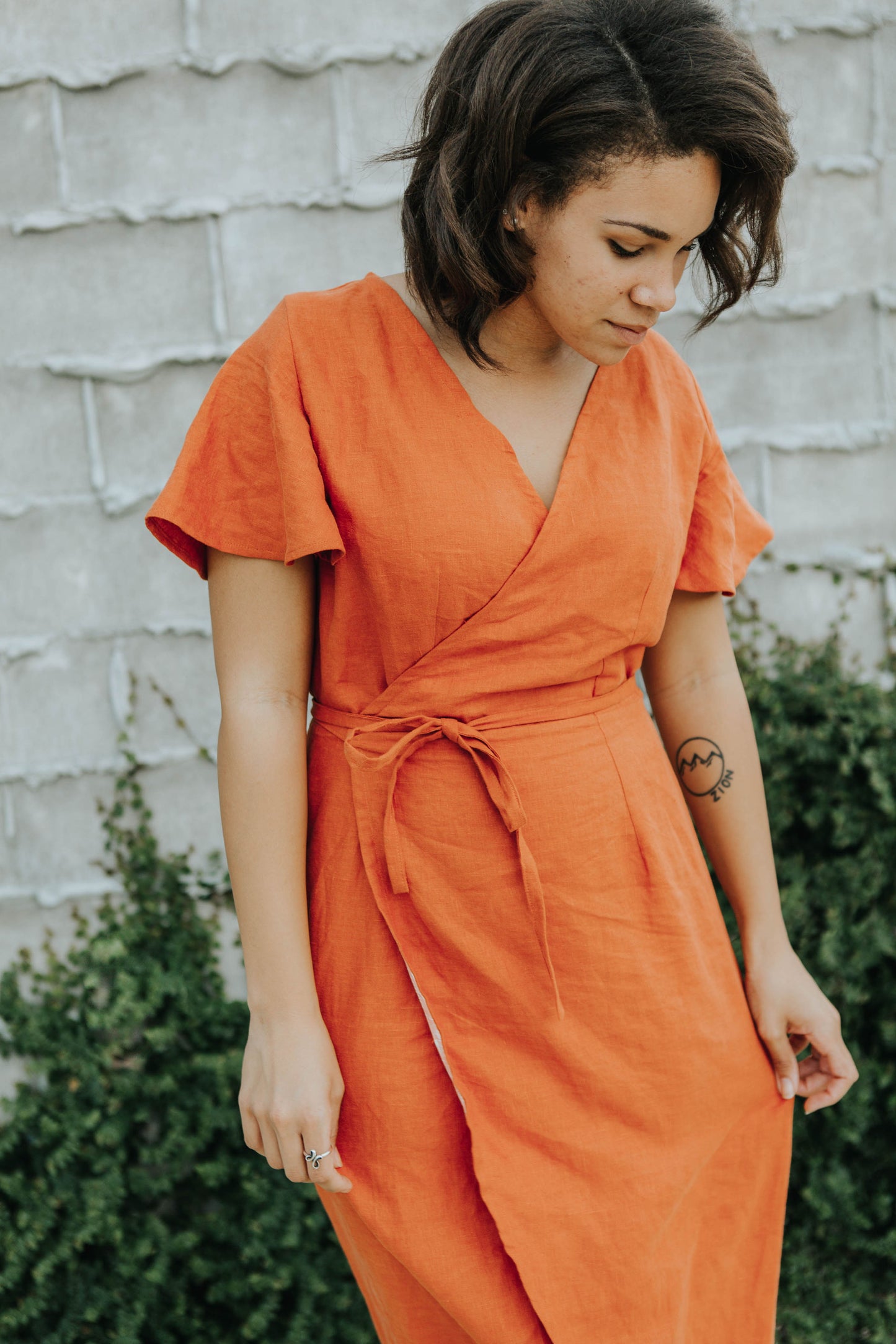 CharliAnne Wrap Dress - Paper Pattern - Sew to Grow