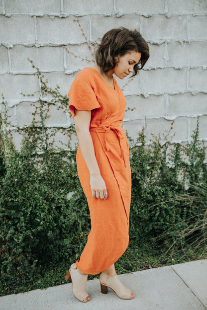 CharliAnne Wrap Dress - Paper Pattern - Sew to Grow