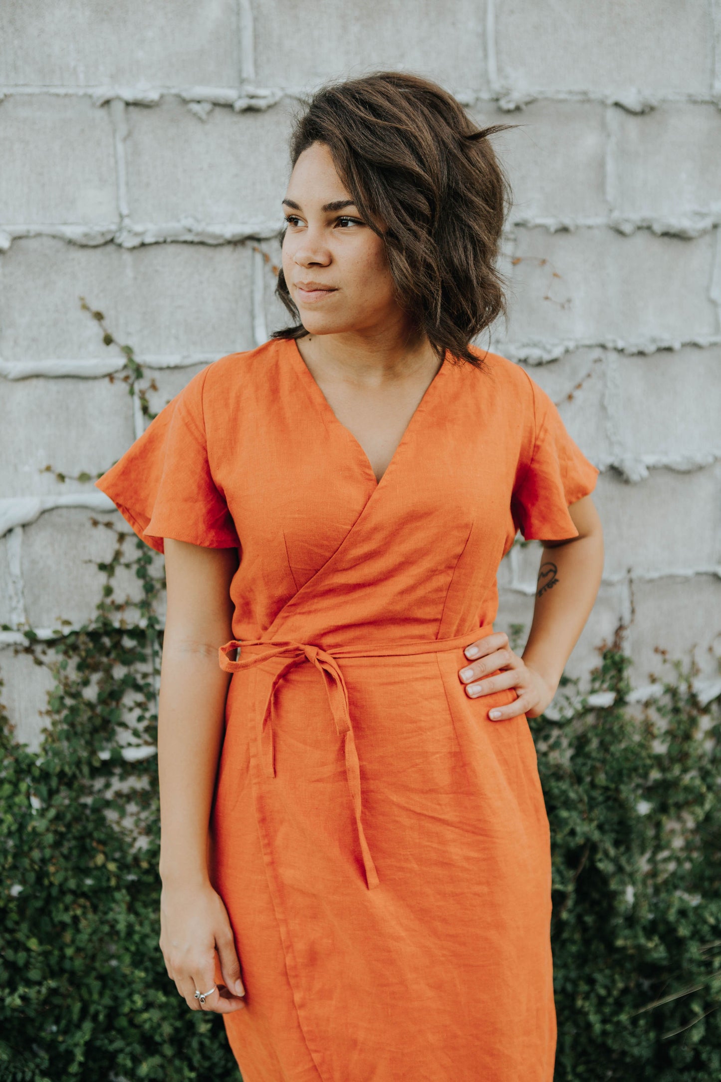 CharliAnne Wrap Dress - Paper Pattern - Sew to Grow